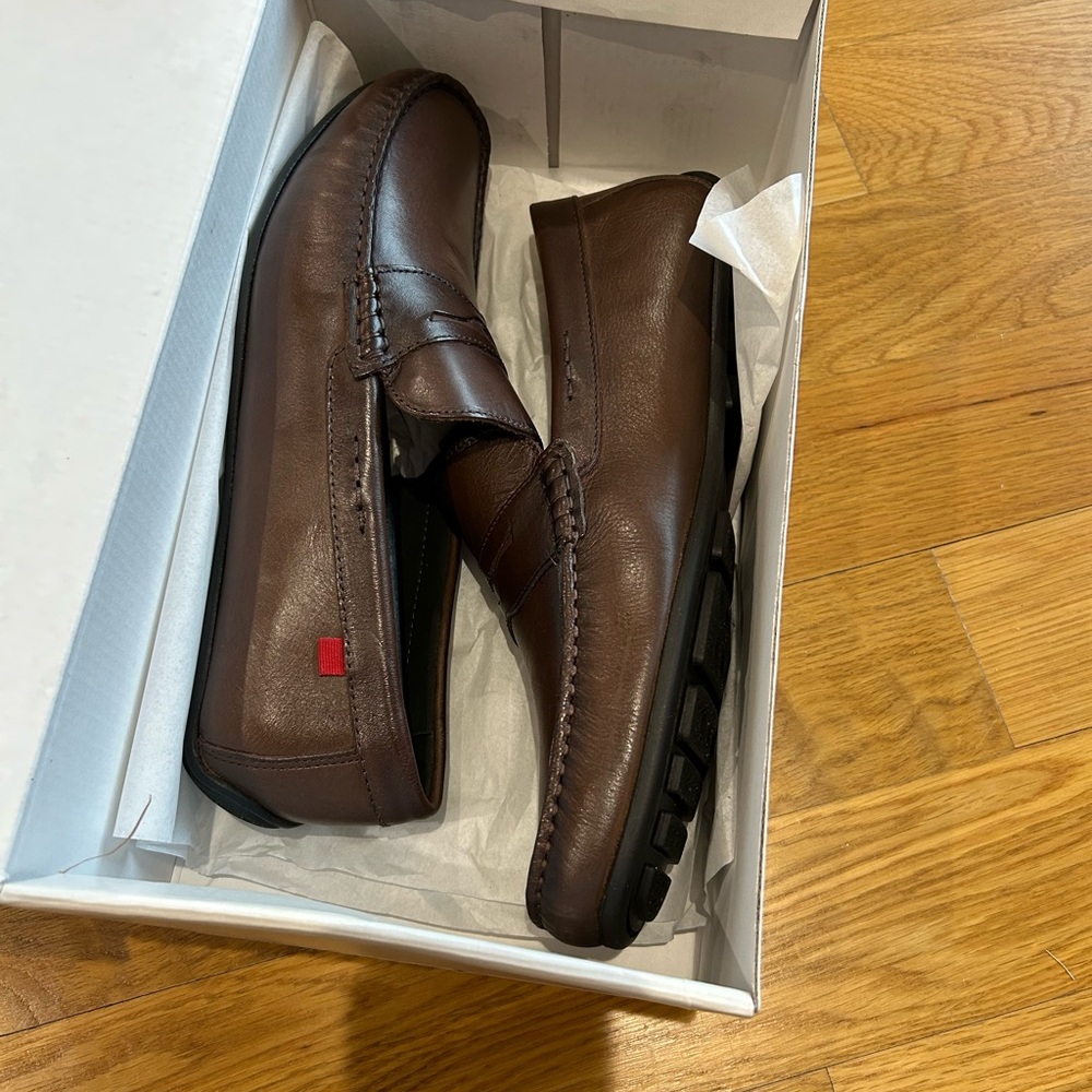 Marc Joseph Men's Brown Leather Loafers BNIB